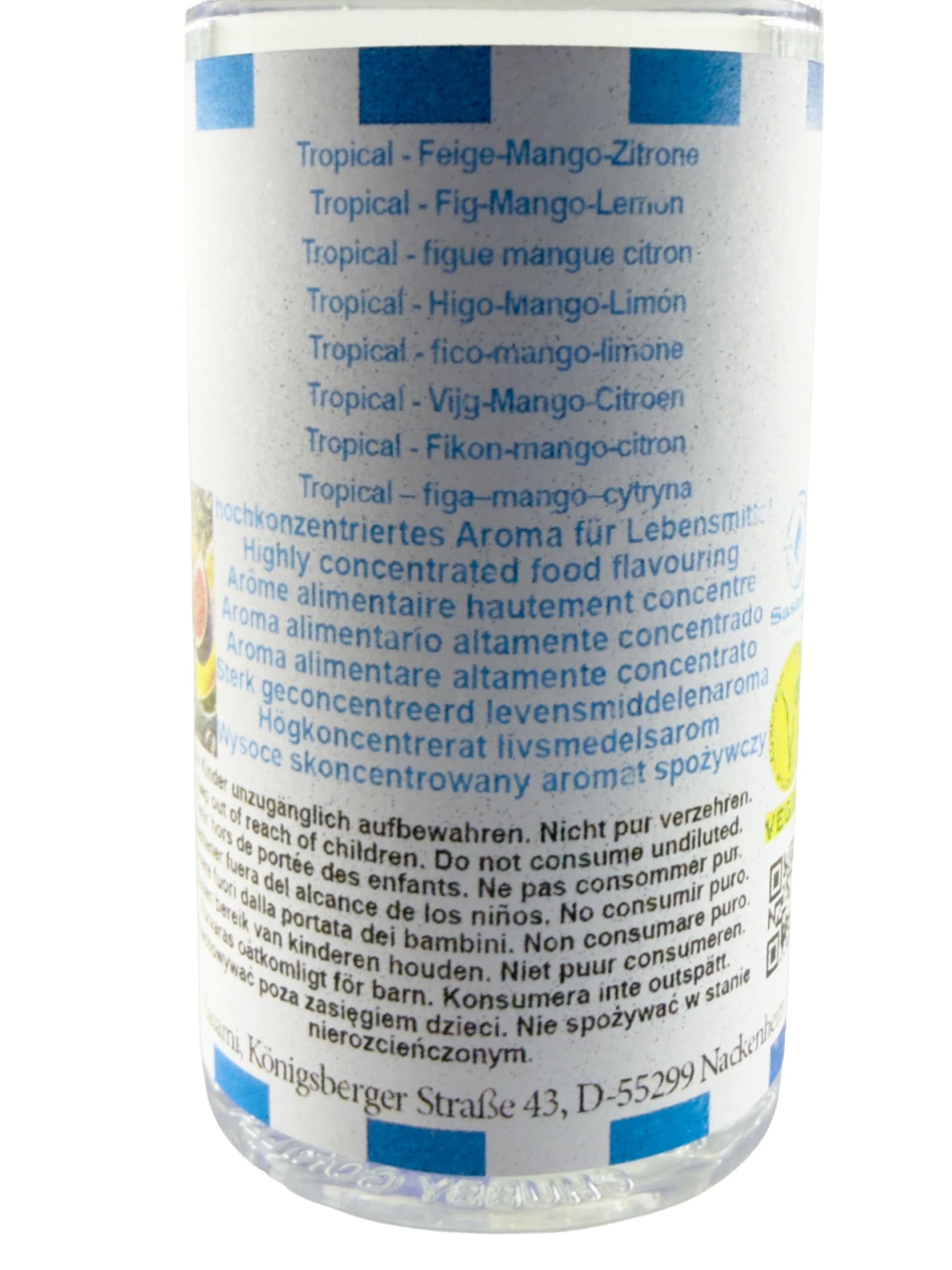 Tropical – figa–mango–cytryna aromat koncentrat – Wegański – Sasami – 100ml
