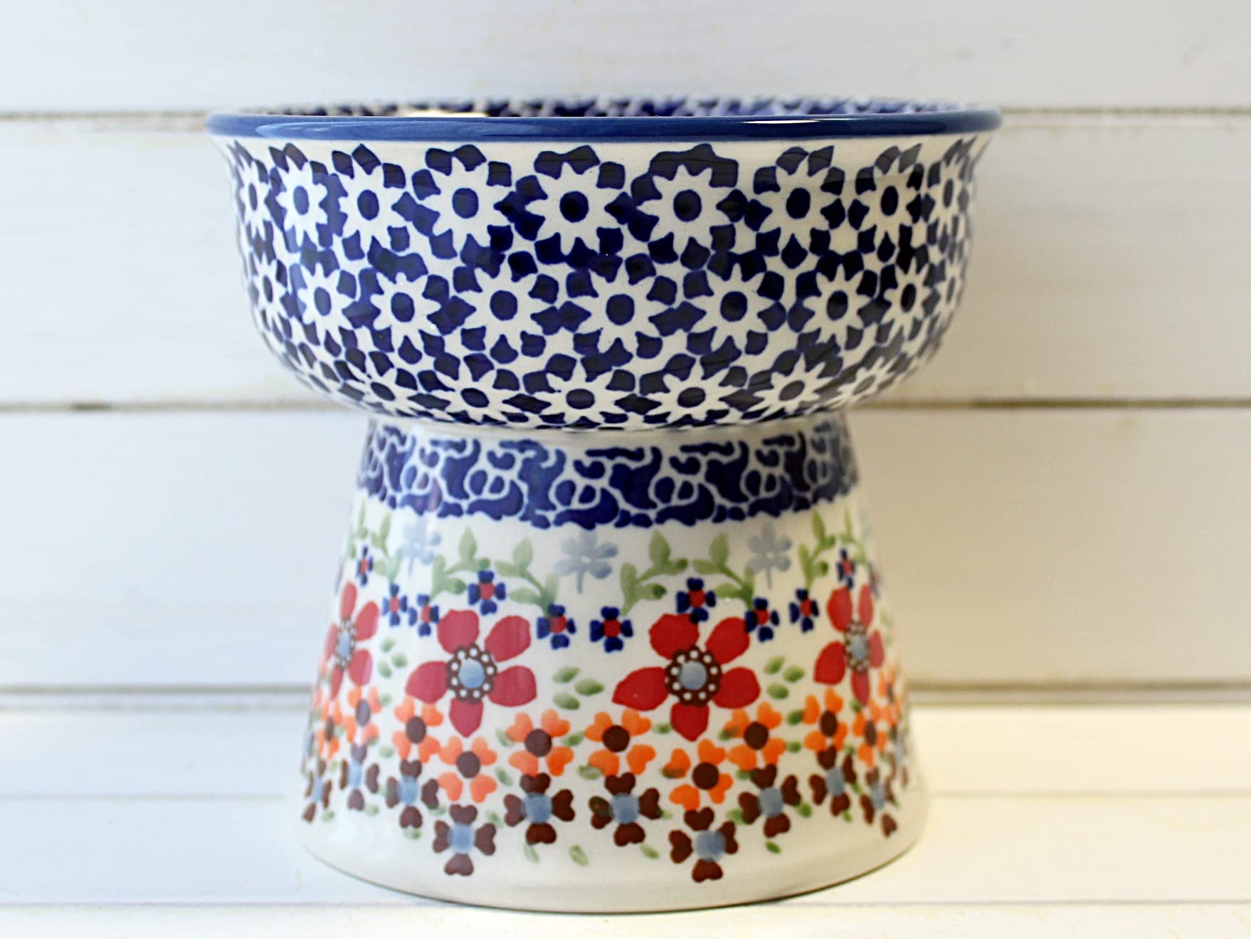 かな　ポーリッシュポタリー ペット　餌入れ　訳あり かな ポーリッシュポタリー ペット 餌入れ 訳あり ポーリッシュ