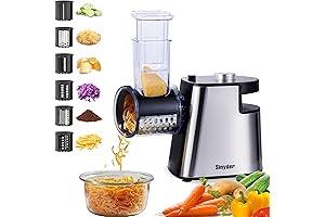 Electric Cheese Grater Upgraded,250W Electric Food Shredder