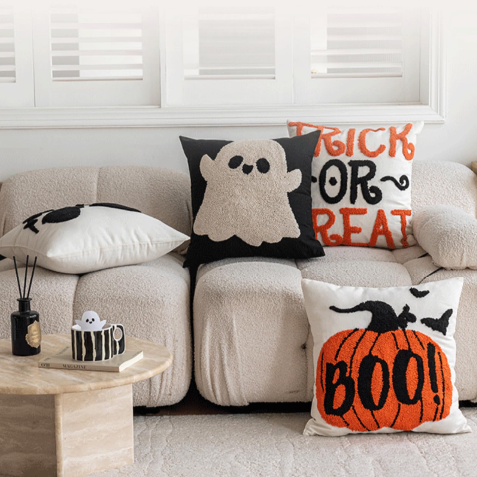 Amazon.com: YGYMYGX 4Pcs Halloween Throw Pillow Covers, 18 x 18