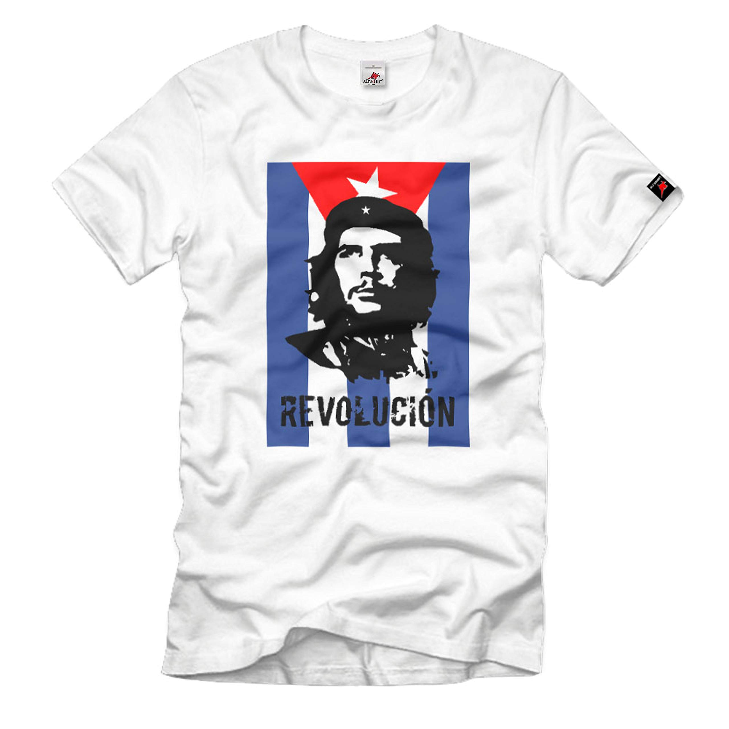 T-shirt Che Guevara 5XL Blanc en coton pour homme grande taille