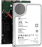 Seagate EXOS X18 18TB ST18000NM000J Interne Server Festplatte, 3,5 Zoll HDD SATA 6GB/S 7200RPM 256MB 24X7 Verfügbarkeit (Renewed) - 1