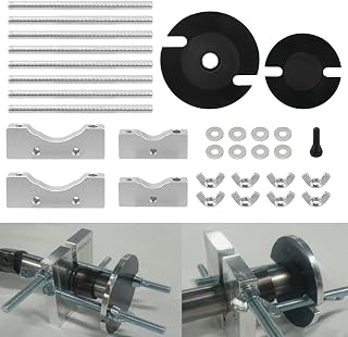 Sporacingrts 2-Stroke Motorcycle Exhaust Pipe Dent Repair Kit, Universal Stainless Steel Dent Removal Tool Compatible with 50cc–300cc 2-Stroke Dirt Bikes, Includes Air Valve and Sealing Plugs