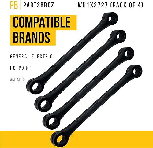 Miniatura 2 de PartsBroz WH1X2727 - Correa de amortiguación de bañera compatible con lavadora de punto de conexión eléctrica general - Sustituye a AP2044899