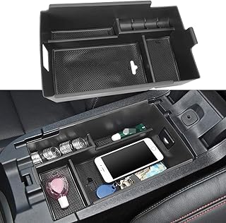 Center Console Organizer Tray Compatible for 2018 2019 2020 2021 2022 2023 2024 Chevy Equinox Accessories Armrest Tray Organizer Insert Secondary Storage Box