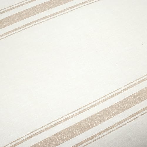 Miniatura 3 de Lush Decor Juego de funda de edredón de 3 piezas, a rayas, estilo rústico, tamaño individual XL, color neutro