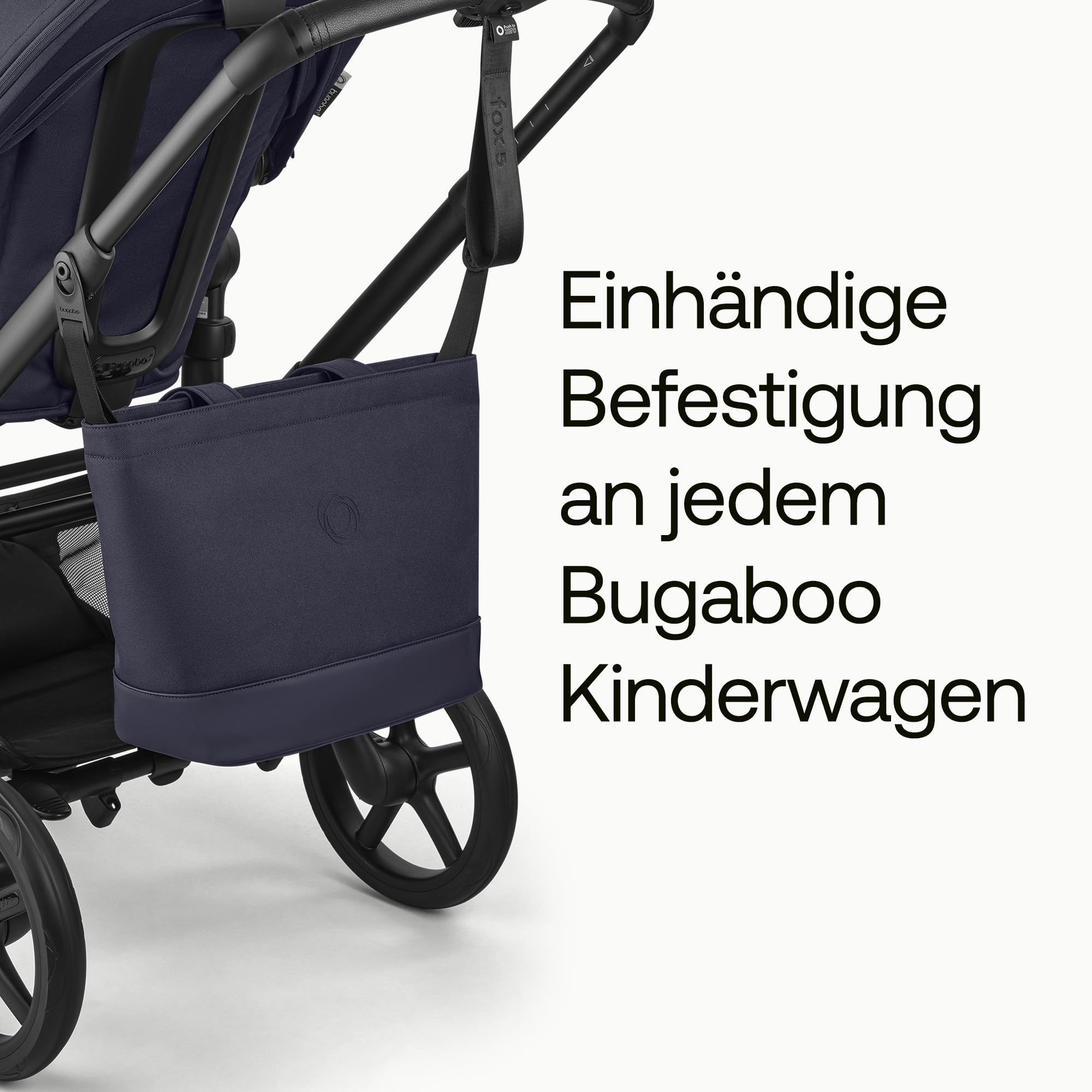 Bugaboo Wickeltasche Windeltasche mit isoliertem Flaschenhalter Wickelauflage Deep Indigo