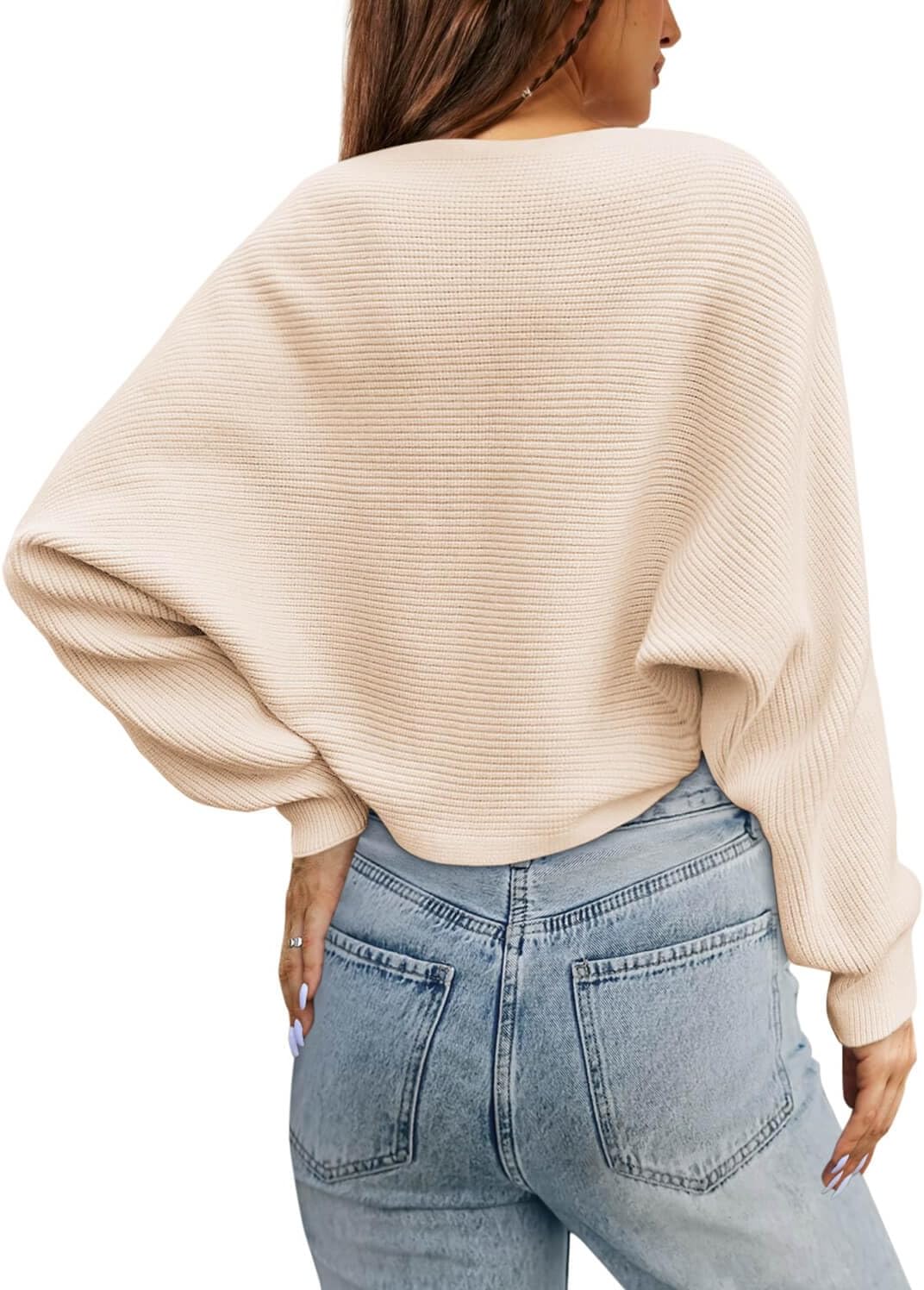 Zwurew Women's Bolero Shrug Sweater 2026 Knitted Long Sleeve Open Front Cropped Cardigan Shrugs Sweaters Y2K Tops - Image 2