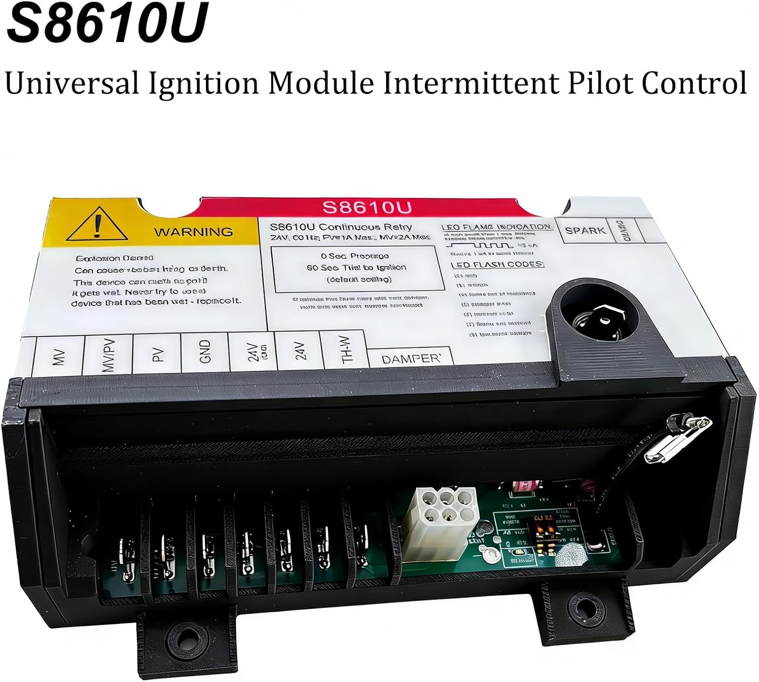 S8610U Furnace Control Board Module Compatible with Furnace Pilot Controls S8610U3009 S8610U1003