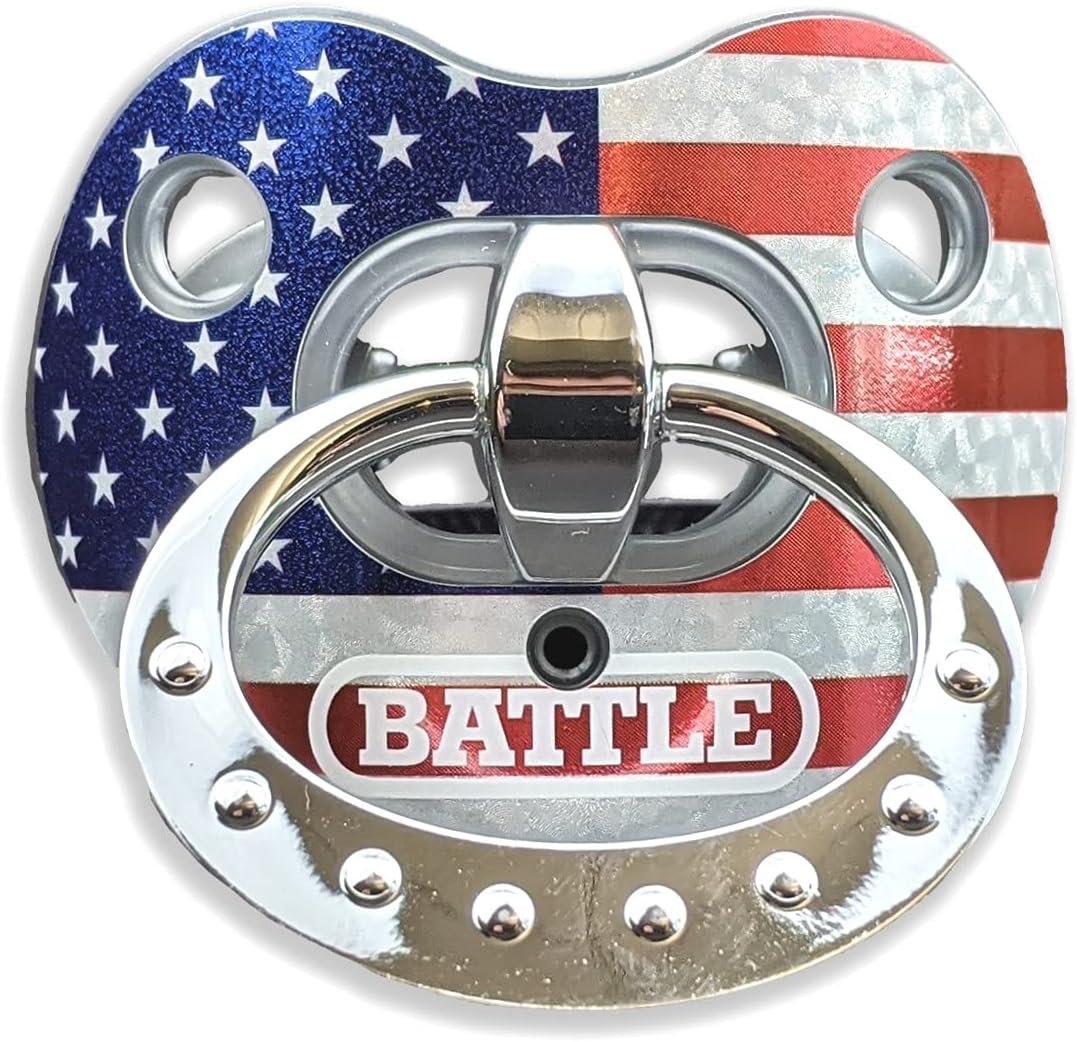 Battle Sports Binky Oxygen Lip Protector Football Mouthguard for Adults and Youth : Sports & Outdoors
