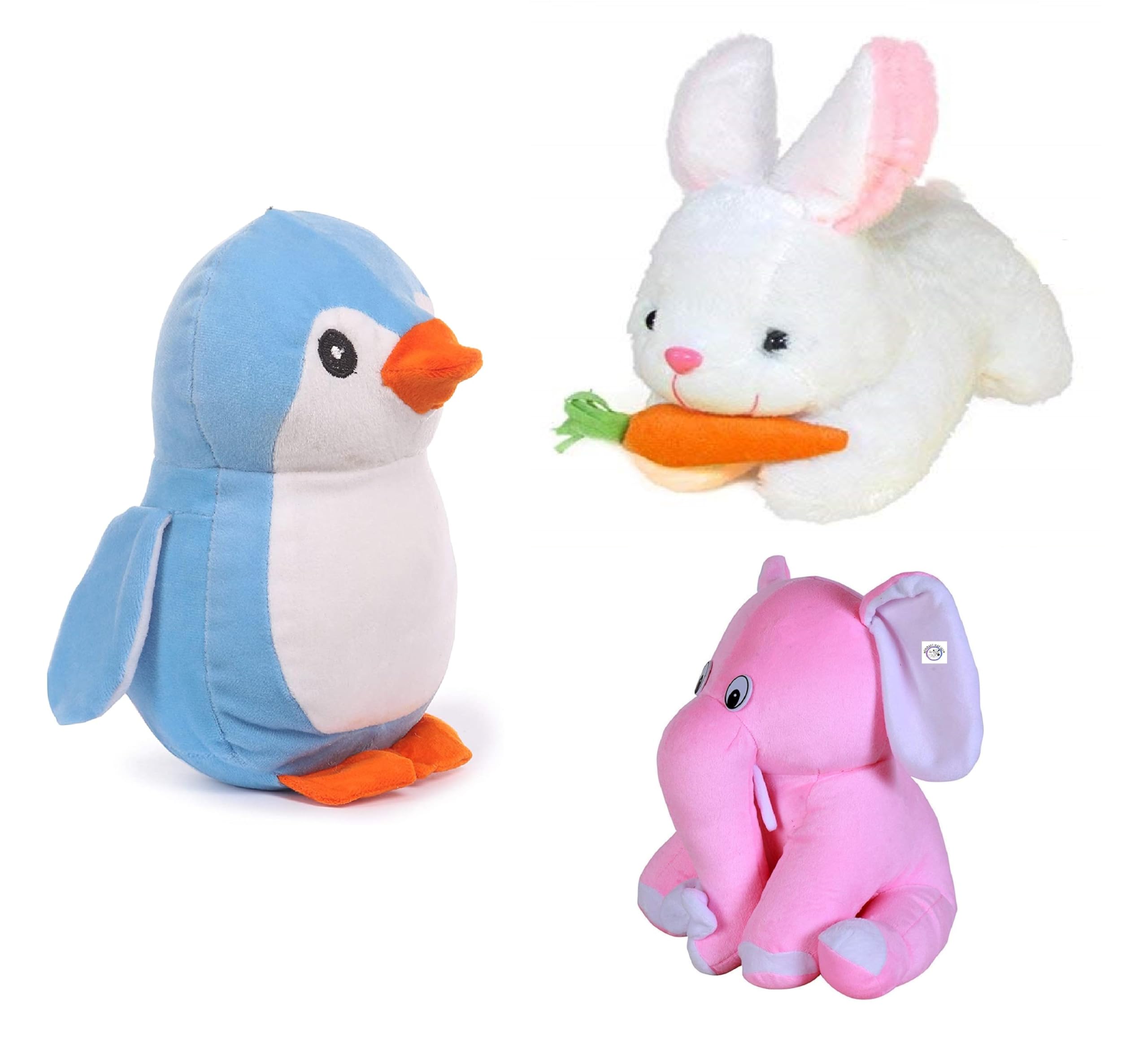 See full amazon price history chart for SRT TOYS Penguin, Rabbit with Carrot, & Pink Elephant Combo Soft Toy (Multipack-3) SRT TOYS Penguin, Rabbit with Carrot, & Pink Elephant Combo Soft Toy (Multipack-3) (B0CTHQF6CD) Amazon Price History, Amazon Price Tracker