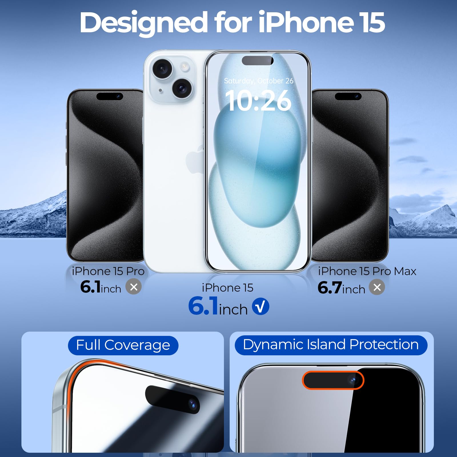 SYNCWIRE Verre Trempé Pour IPhone 13 Et 13 Pro -Lot De 2