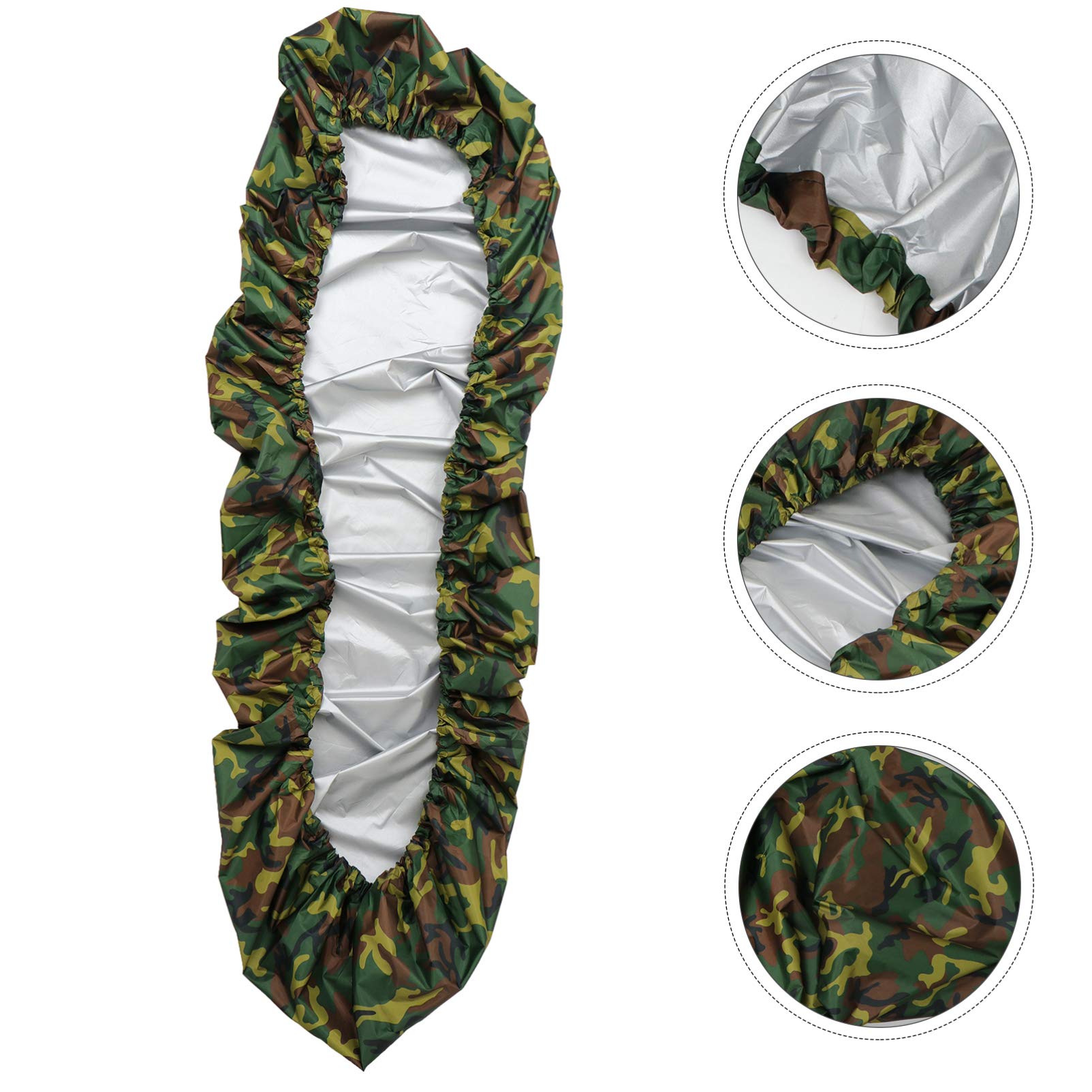 BESPORTBLE Kajak Bootsabdeckung Hochleistungs Wasserdicht UV-Beständig Staubdicht Boot Ski Abdeckung Outdoor Abdeckung für Bass 350X150cm