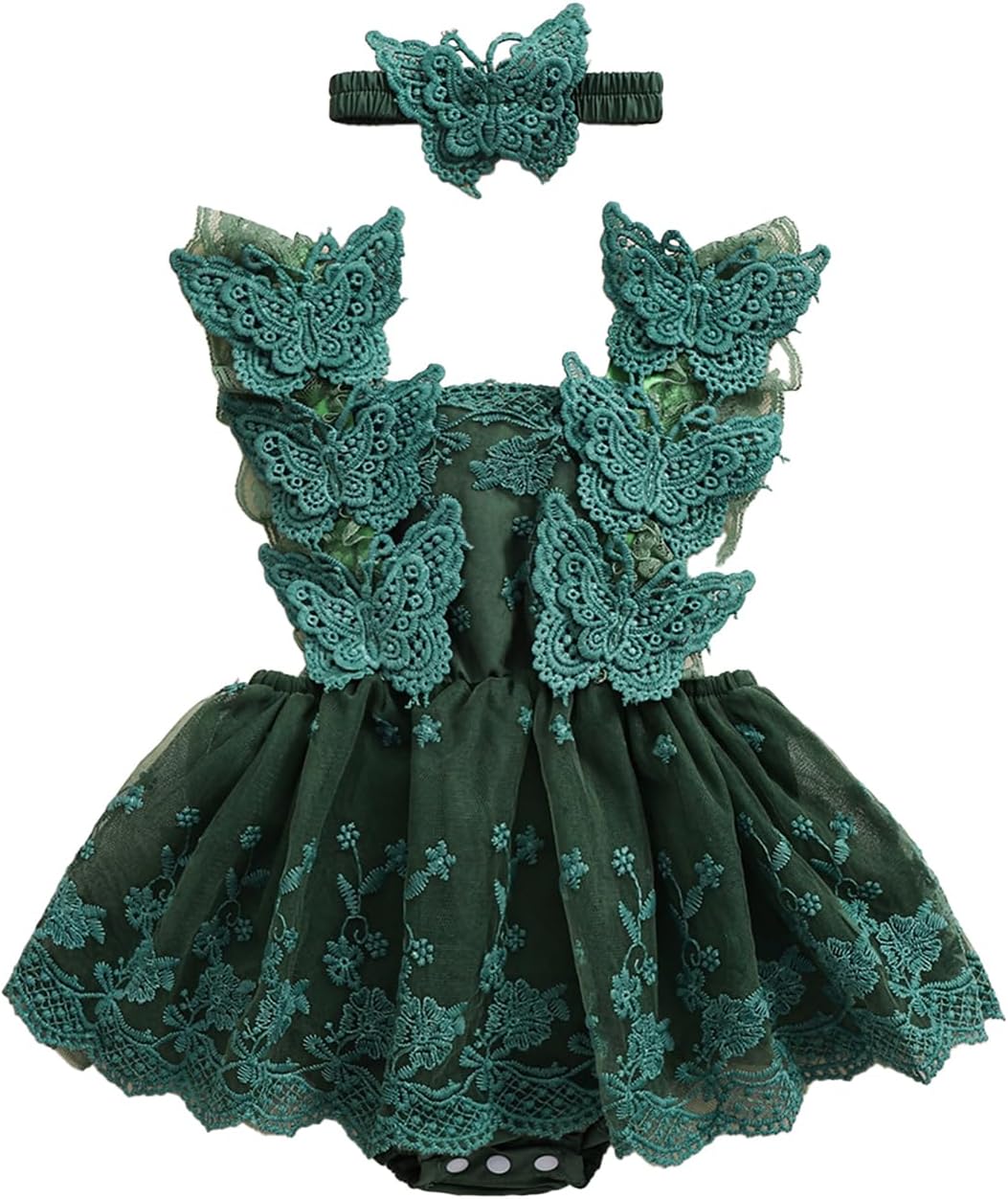 Newborn Baby Girl Romper Dress Infant Sleeveless Lace Floral Romper Bodysuit Baby Girl Summer Clothes Outfits