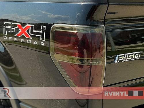 Miniatura 8 de Rvinyl Cubiertas de tinte de luz trasera compatibles con Ford Shelby GT500 2010-2012 - Humo