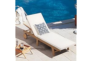 Patiorama Acacia Wood Chaise Lounge: Comfort and Luxury in the Outdoors