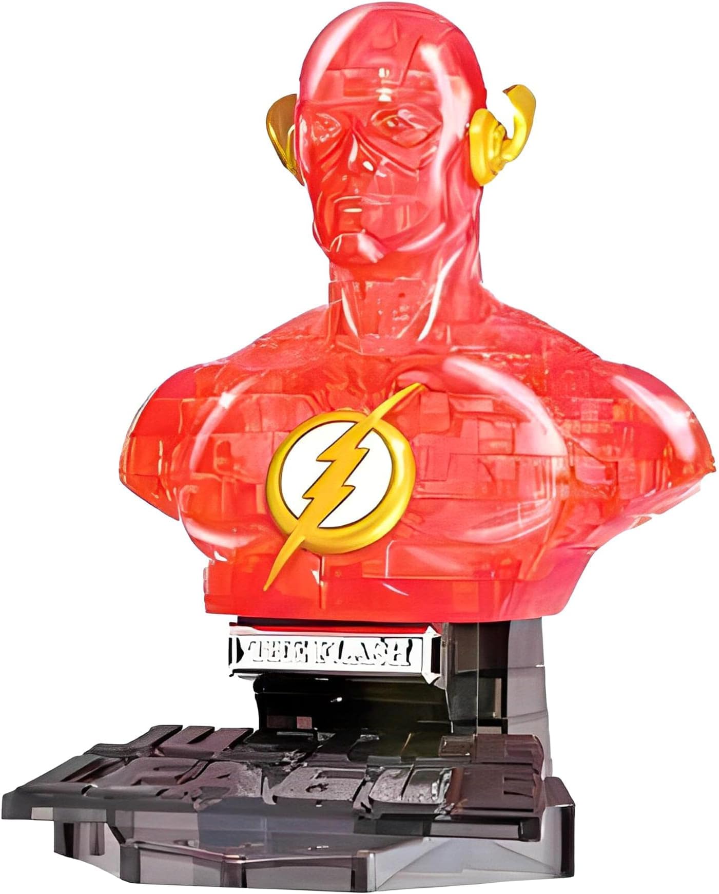 THE FLASH Eaglemoss Limited DC 72 Piece 3D Jigsaw Puzzle | Crystal Color