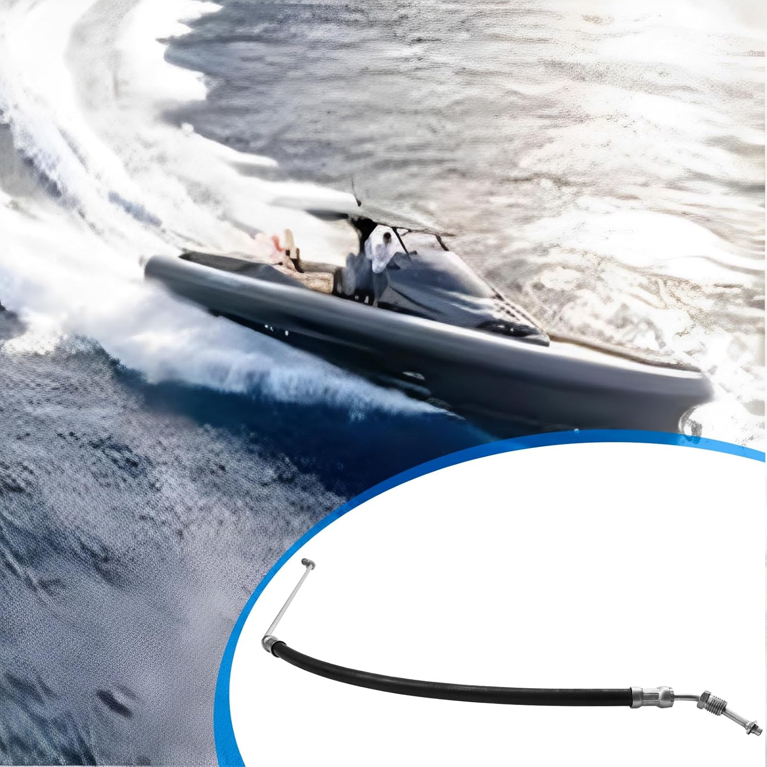 3853854 Hydraulic Trim Hose Replacement for 985614 Fit for Volvo Penta