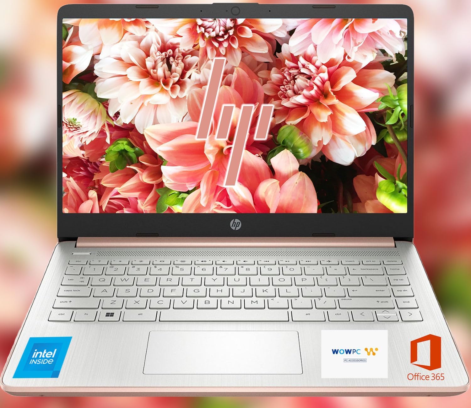 HP Ultrabook, Intel CPU, 16GB RAM, 1.6TB Storage (128GB OnBoard w/ 512GB Portable Drive + 1TB OneDrive), Up to 12 Hours Battery, Windows 11 Home, Rose Gold, w/WOWPC 3-in-1 Bundle HP Ultrabook, Intel CPU, 16GB RAM, 1.6TB Storage (128GB OnBoard w/ 512GB Portable Drive + 1TB OneDrive), Up to 12 Hours Battery, Windows 11 Home, Rose Gold, w/WOWPC 3-in-1 Bundle