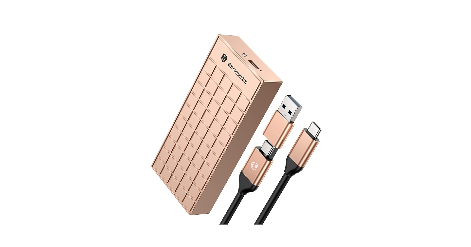 Amazon.co.jp: Yottamaster M.2 SSD 外付けケース USB4.0 NVMe M.2 SSD