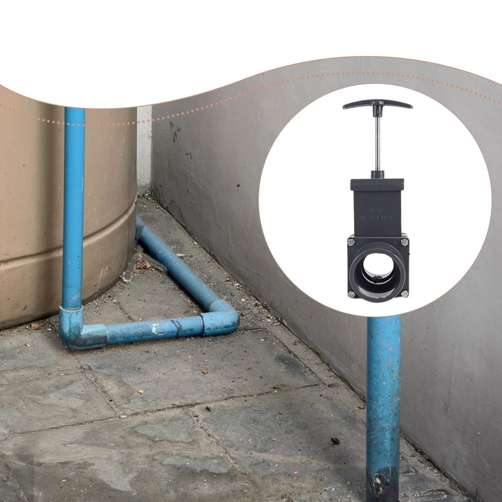 Válvula Deslizante de UPVC, Válvula de Cierre de Tuberías, Válvula de Drenaje Industrial, Accesorios de Montaje, Material para Aplicaciones T, Dn40