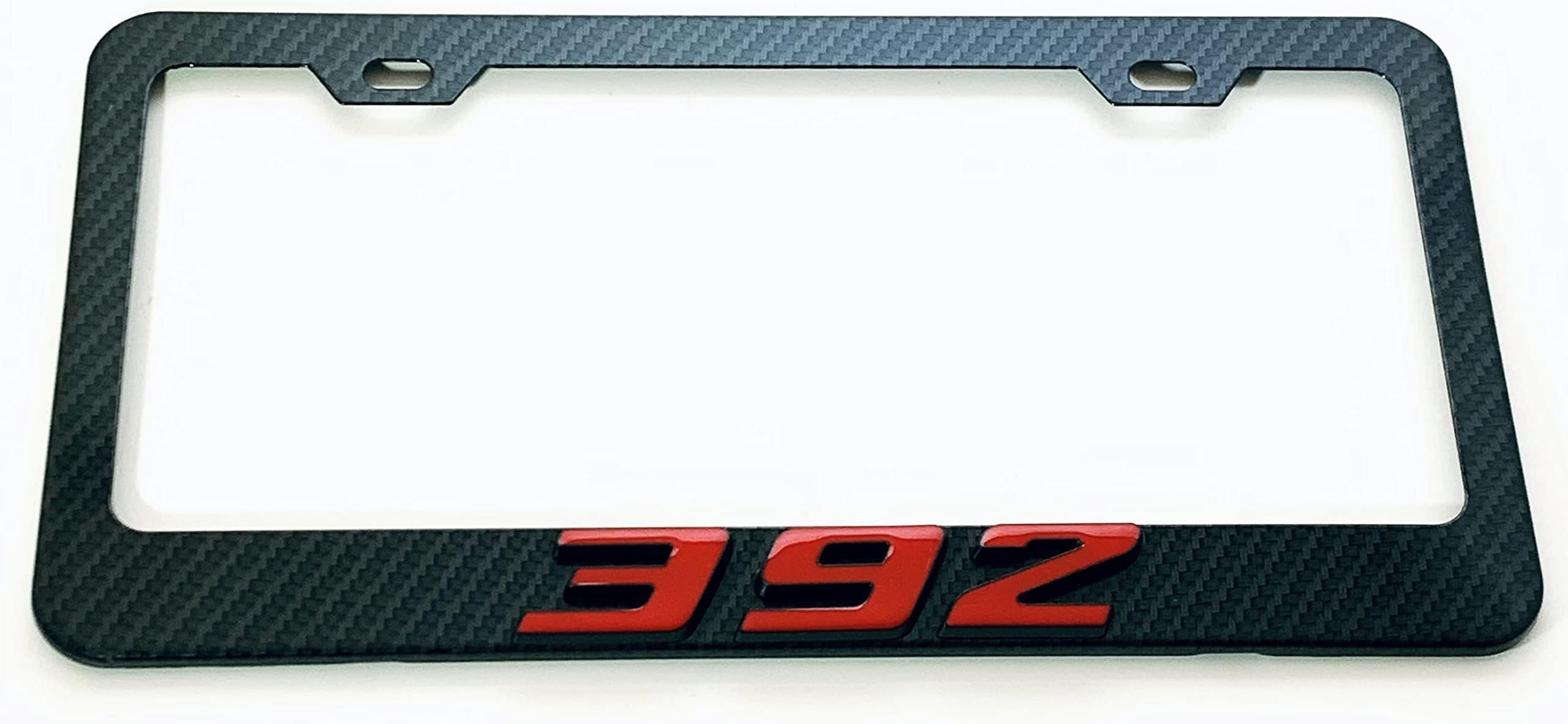 Mesport Carbon Fiber Stainless Steel Superman Sport License Plate Cover Frames Holder W/Screw Caps Universal Superman (1)