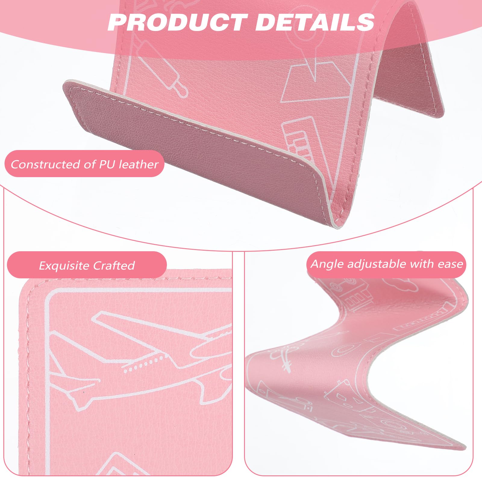 2 soportes para teléfono de avión, soporte flexible para teléfono, artículos esenciales de viaje para martphone, tablet