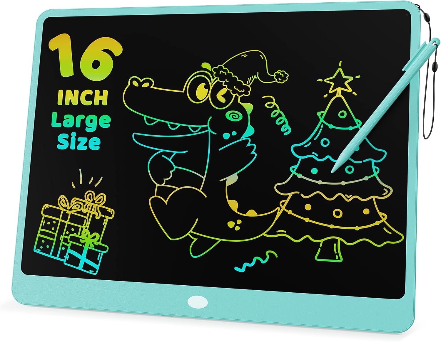 KOKODI LCD Writing Tablet for Kids 16 Inch Colorful Doodle Board, Electronic Drawing Tablet Drawing Pad for Kids, Educational and Learning Kids Toys Gifts for 3 4 5 6 7 8 Year Old Boys and Girls