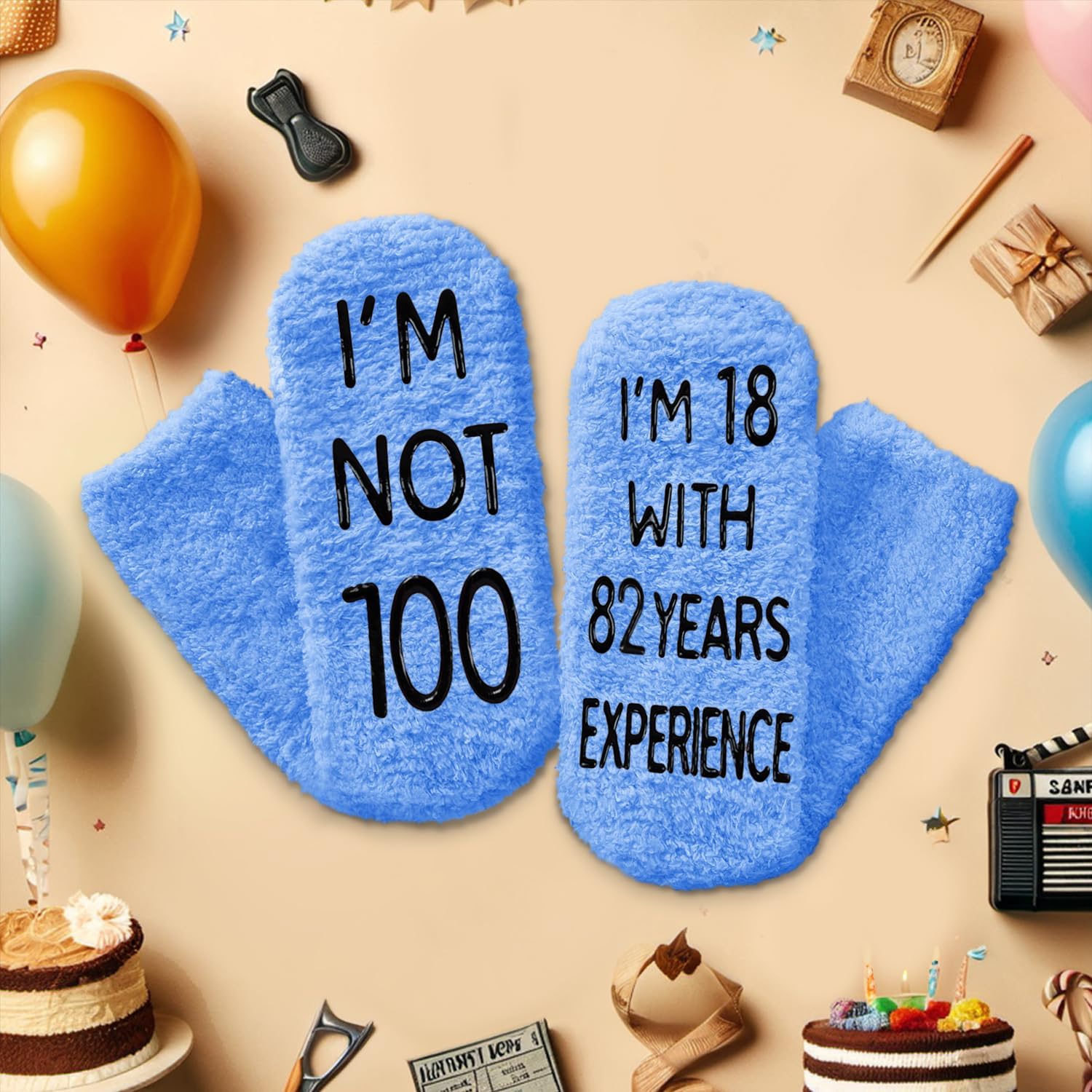 HAPPYPOP Birthday Gift for Old Men - Socks for 80th 90th Elderly, Gift Ideas for Old Man - Image 7