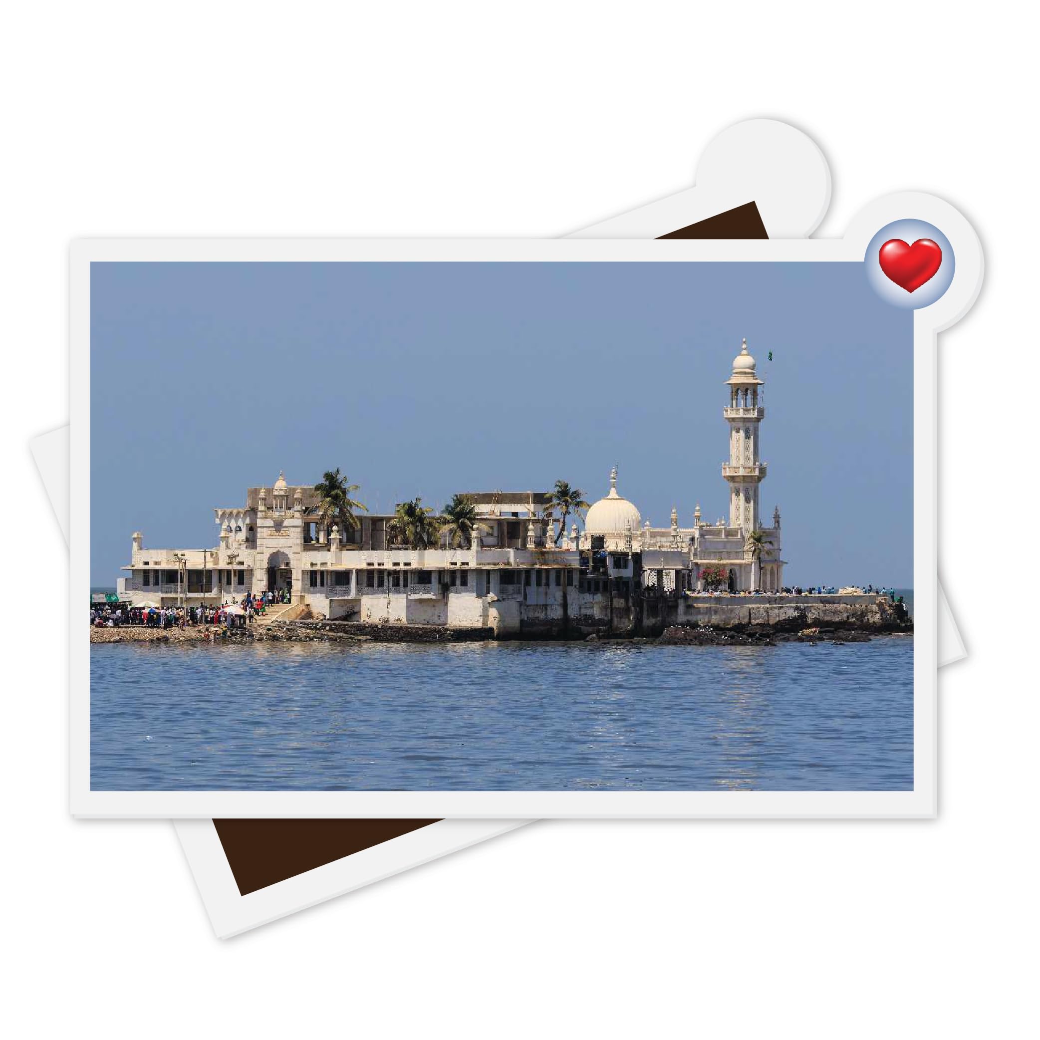 Connect & Collect Haji Ali Dargah, Mosque in Mumbai Acrylic Fridge Magnet 3x2 Inches, 3mm Thick, Lockers, PC Cabinets, Almirah, Refrigerator | Perfect Kitchen, Home Office Decor | Pack of 1-image-34