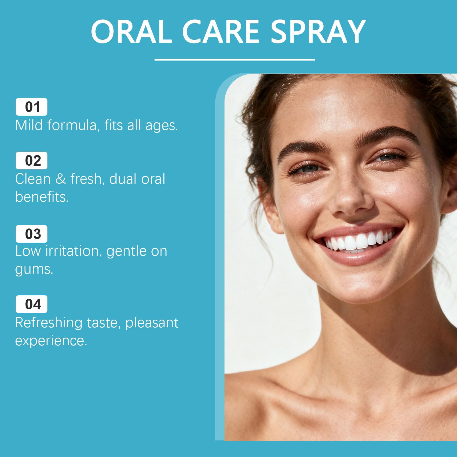 Spray per la cura della bocca alla propoli, lenisce rapidamente le gengive, rimuove delicatamente le macchie per tutti i denti, formula naturale senza alcool e senza fluoruro (12 pezzi)