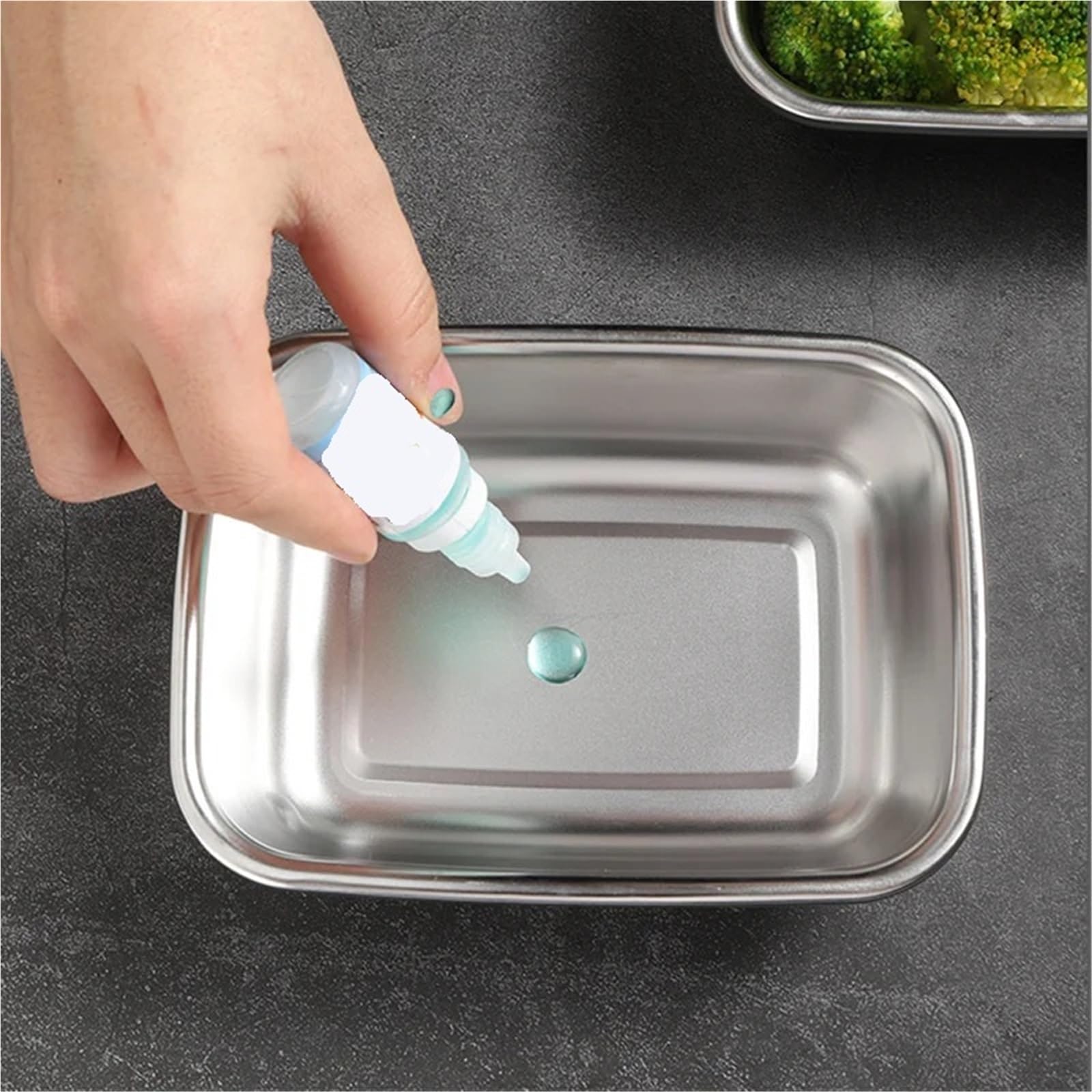 304 Edelstahl-Bento-Box, versiegelt, auslaufsicher, Reiseaufbewahrung, Frischhaltedose, Mikrowelle, Heizung, Hausboxen (X-Large)