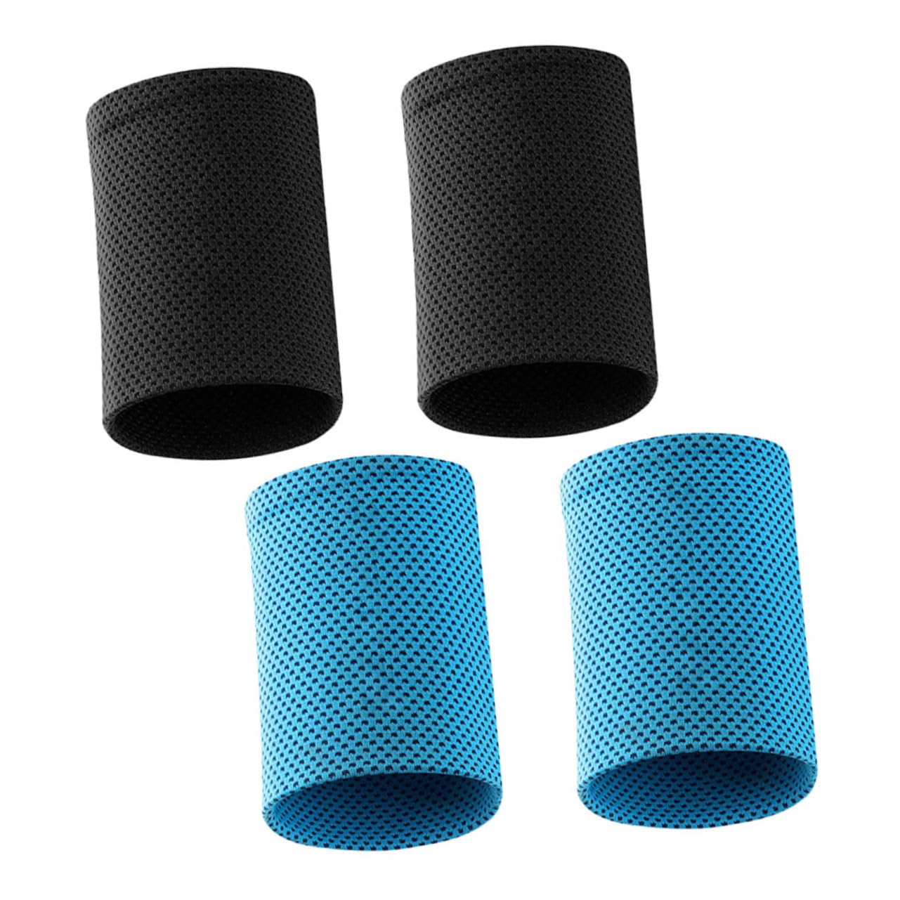 FRCOLOR Summer Cooling Wristband 2 Pairs Ice Sleeves Sport Wrist Pockets Wrist Protective Sleeves for Men Women