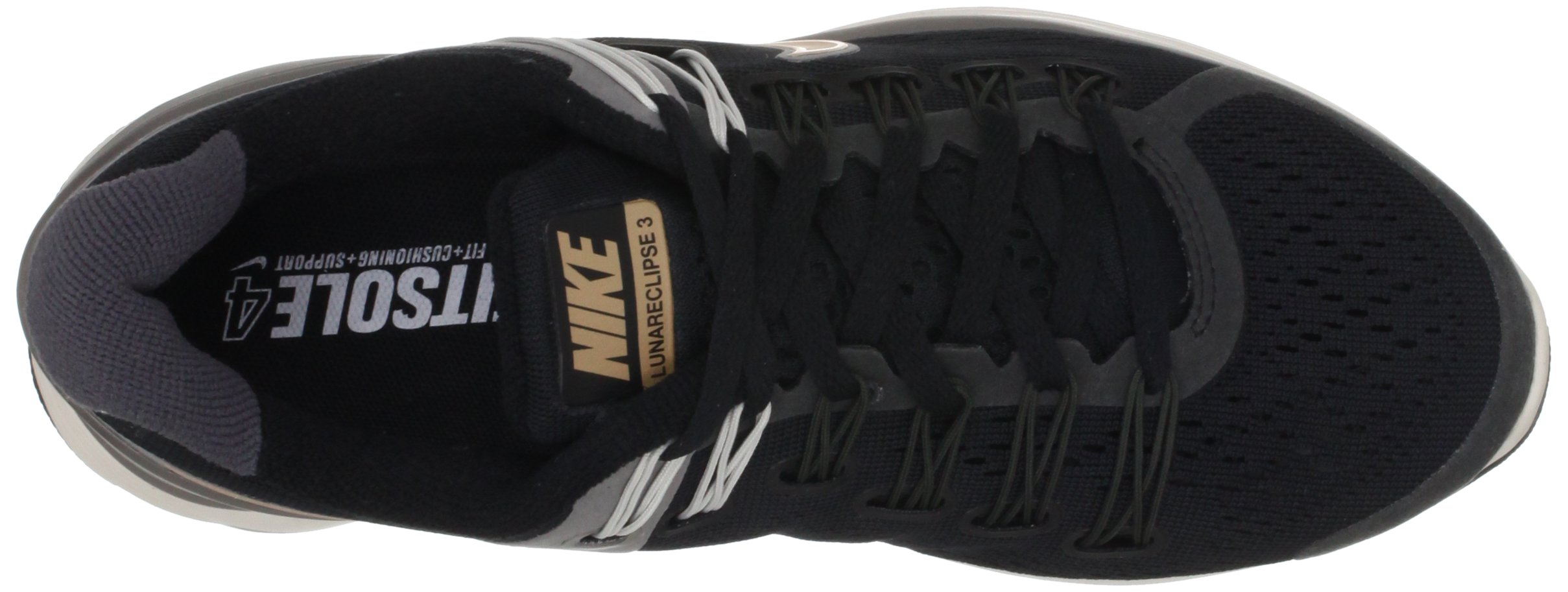 New Womens Nike Lunareclipse Running Shoes Black 555398 020