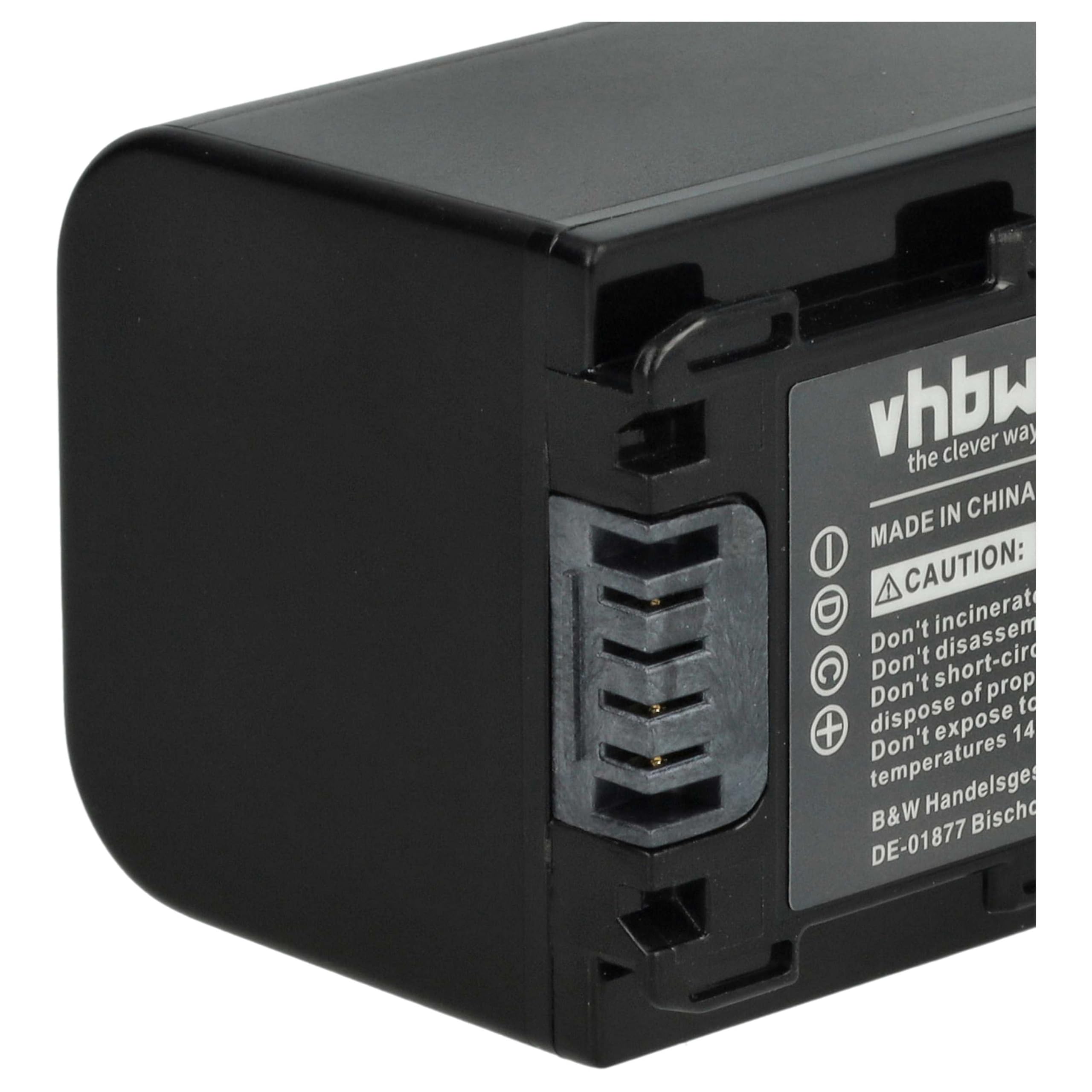 vhbw 2 x bateria kompatybilna z kamerą wideo Sony DCR-SR37, DCR-SR36(E), DCR-SR37E (950 mAh, 7,2 V, Li-Ion) + chip informacyjny