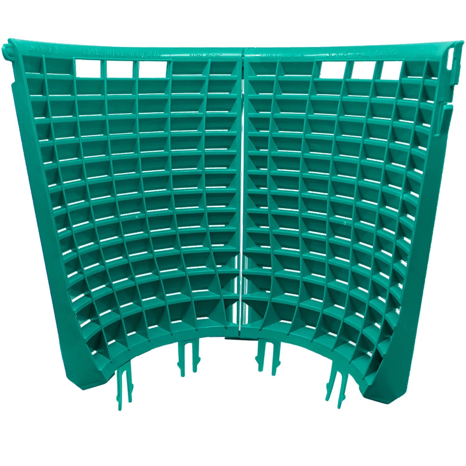 MAGIC BUCKET Spazzola per la Pulizia a 360 Gradi (4 pezzi) in Turchese con Dirt Lock Turchese Prodotto da The Detail Guardz - Accessorio per il Lavaggio Auto