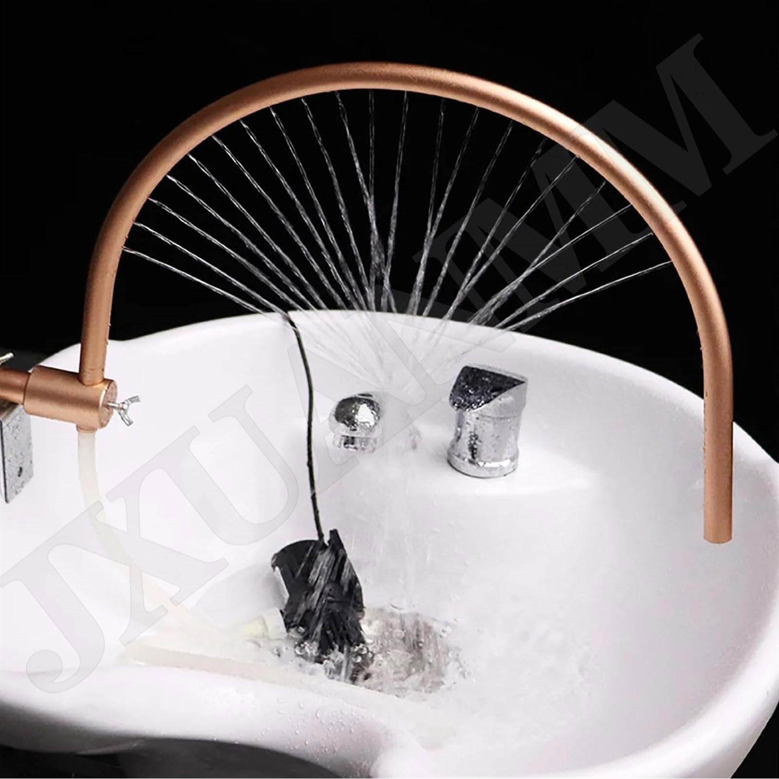 Equipo portátil de spa para cabeza, lavabo de masaje del cuero cabelludo con bomba de circulación de agua para relajación y cuidado del cabello