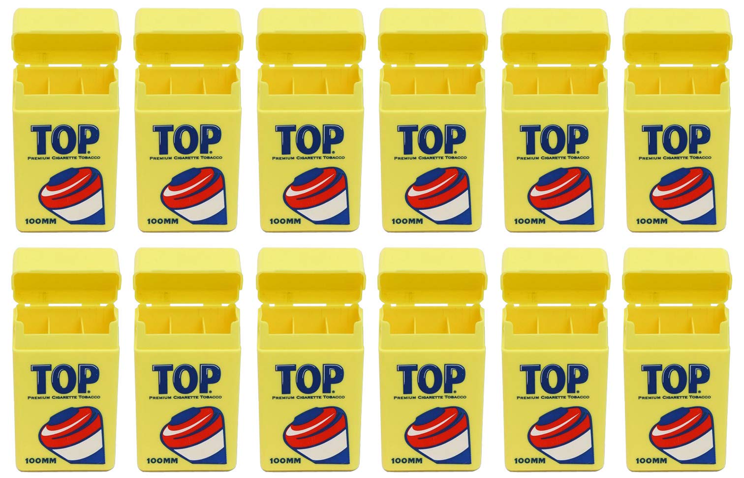 Amazon.com: Top 100 mm Strong Box Cigarette Case 12-Count : Health &  Household