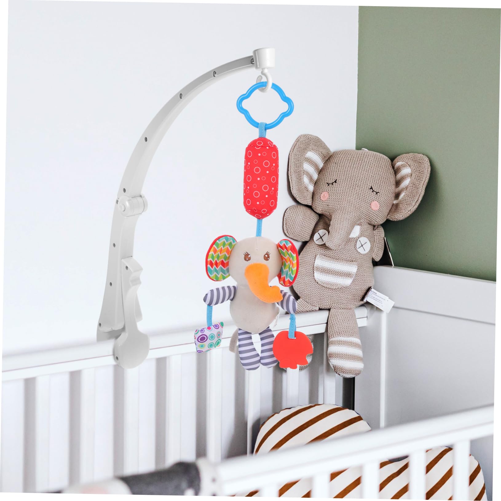 ifundom 5piezas Soporte De Móvil para Cuna Brazo Musical para Colgar Juguetes para Estimulación Sensorial De Bebés Cunas Montessori
