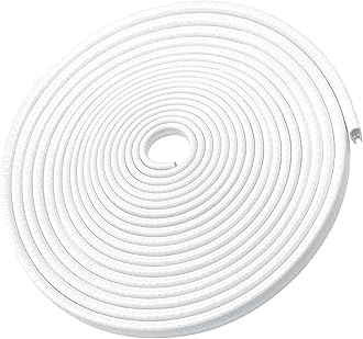 MYFAMIREA 66Ft(20.2M) Long Car Door Edge Guards, U Shape Edge Trim Rubber Seal Protector Car Door Protection Anti-Collision Rubber Clips Easy to Cut No Need Adhesive Fit for Most Vehicles| White