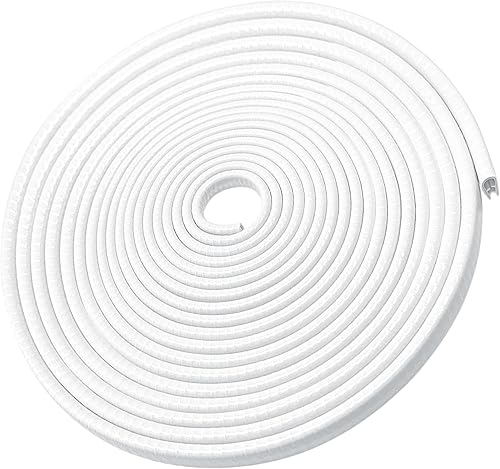 Vista 14 de MYFAMIREA Protectores de Borde de Puerta de Automóvil de 13 Pies (4M) - Protector de Sello de Goma de Borde en Forma de U - Clips Anti-Colisión que