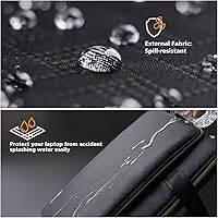 Vista 3 de KIZUNA Laptop Sleeve Case 13 Inch Computer Shoulder Bag for 14" MacBook Pro M3 2023/M2 M1 Max /13.6" New MacBook Air M2/14 Lenovo ThinkPad X1