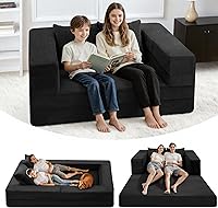 Vista 18 de Cama humana gigante para perro, cama 3 en 1 para perro de tamaño humano con funda de piel sintética lavable, cama grande plegable para mascotas
