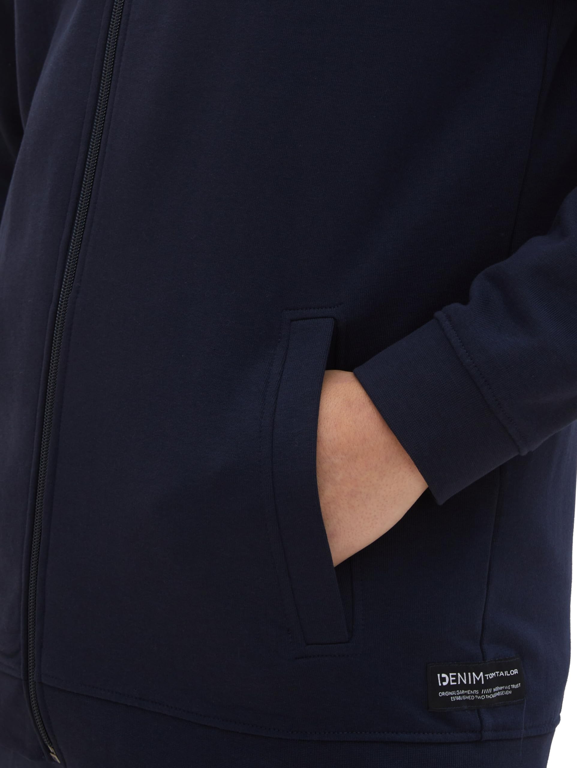 Tom Tailor Denim Herren Sweatshirt Bomberjacke