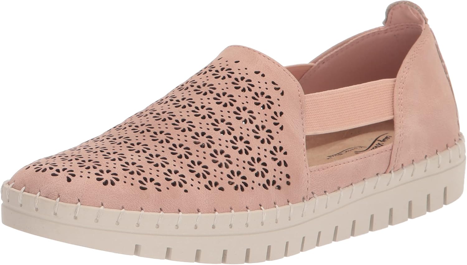Easy Street Women's Megafresh Sneaker, Blush, 6 X-Wide