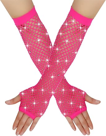 Gloves Nightclub Dancing Party Accessory Half Finger Hollow Wrist Fingerless for Women Warm