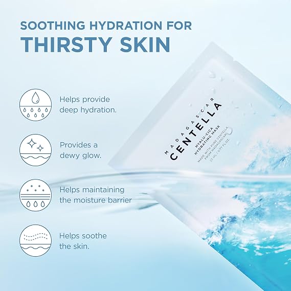 SKIN1004 Hyalu-Cica Hydrating Mask 23ml (5ea)
