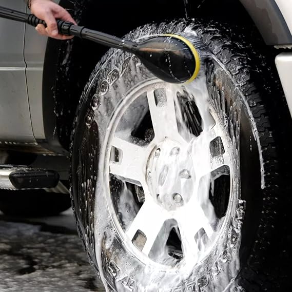 Karcher Universal Rotating Wash Brush for Pressure Washers up to 4000 PSI - Quick-Connect Fitting