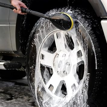 Karcher Universal Rotating Wash Brush for Pressure Washers up to 4000 PSI - Quick-Connect Fitting