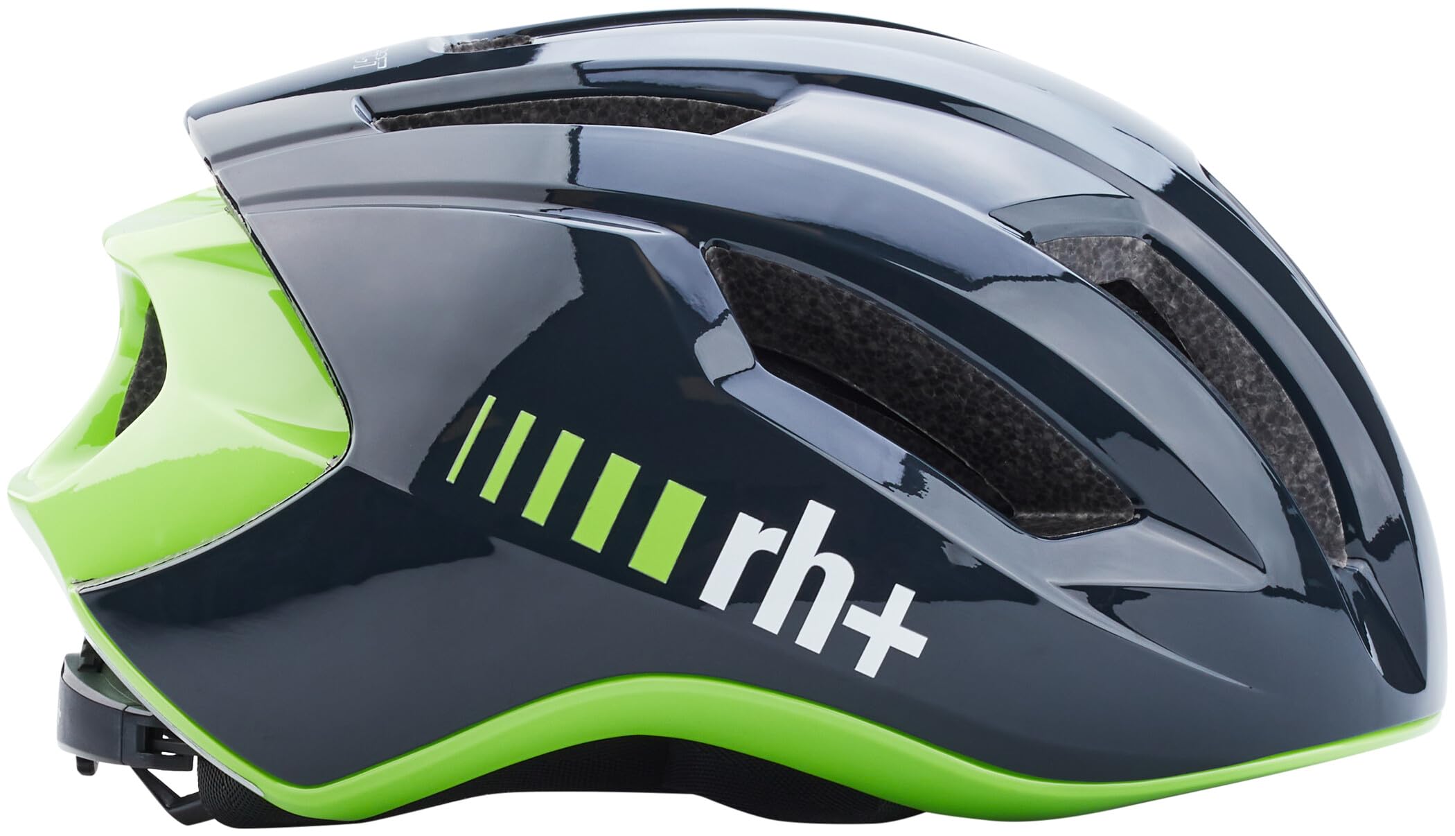 rh+ Casco compatto nero/verde
